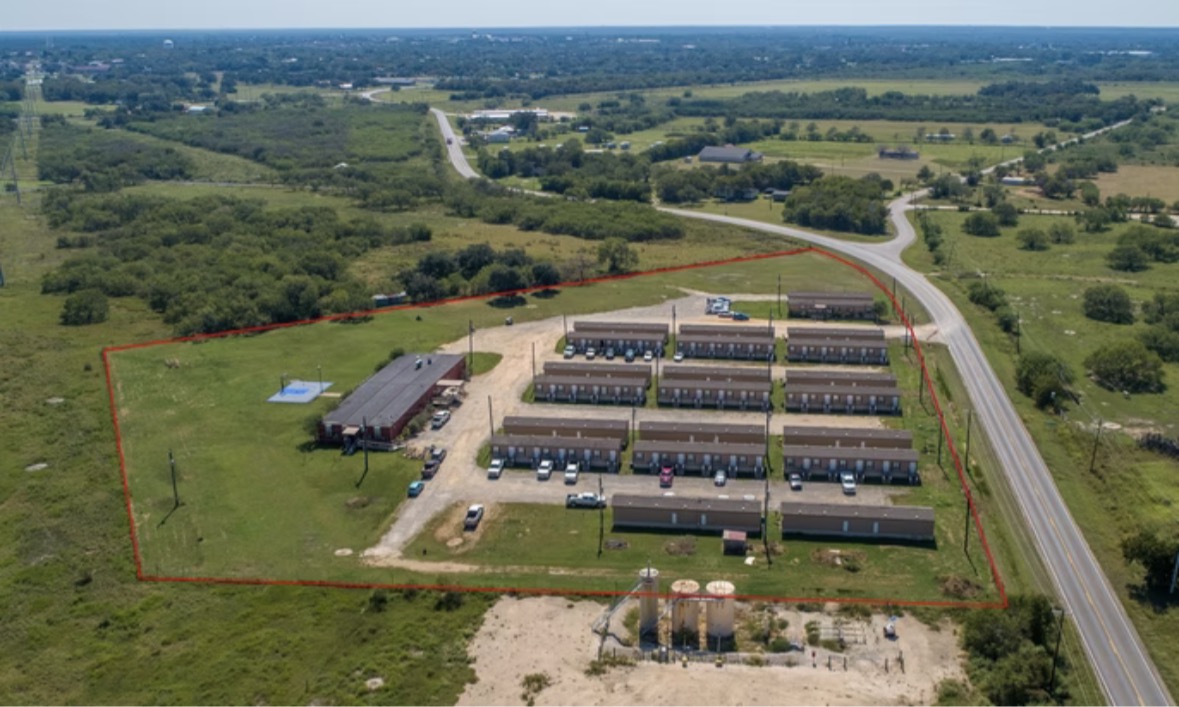Oilfield Worker Housing Camp – Aerial View