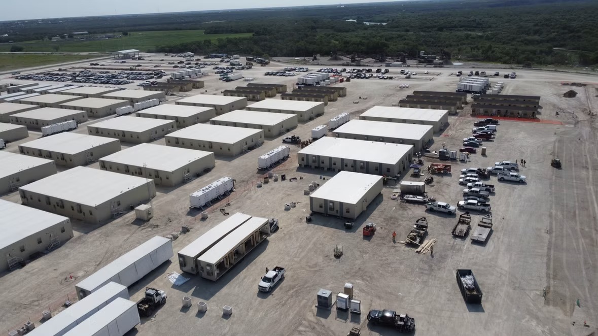 Large-Scale Government Housing Installation – Aerial View